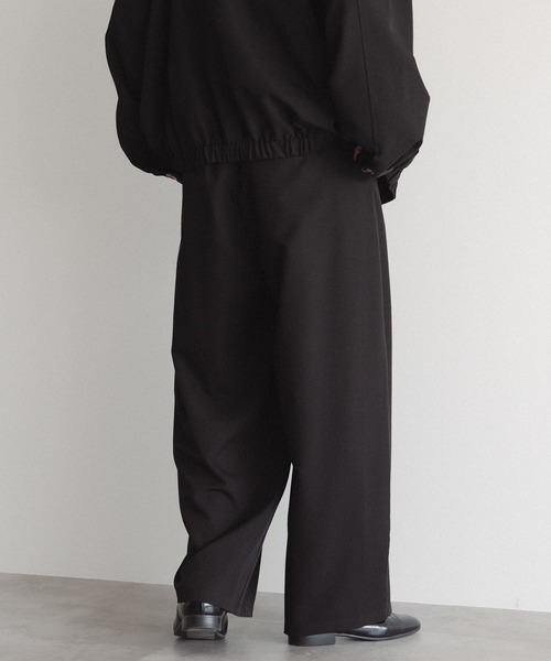 「epnok」 スラックス MEDIUM ブラック メンズ_画像3