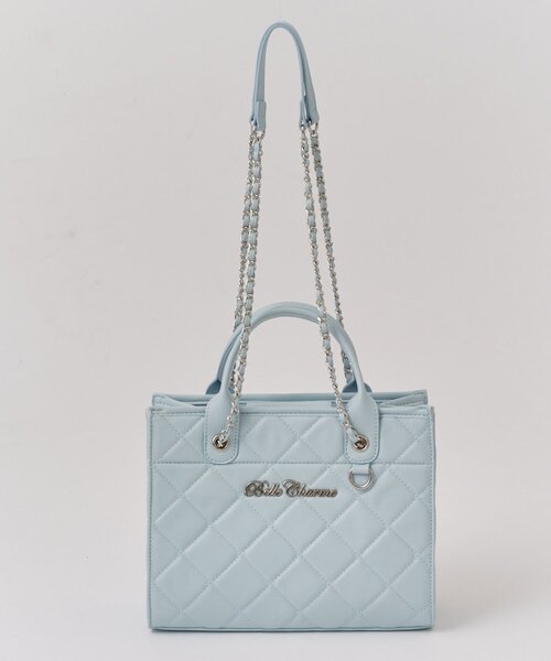 トートバッグ 「Belle Charme」Belle Charme Quilted Mini Tote レディースの画像