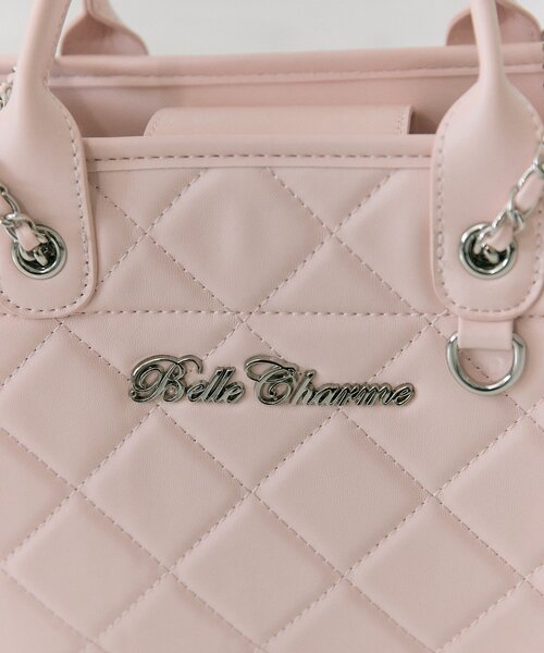 トートバッグ 「Belle Charme」Belle Charme Quilted Mini Tote レディースの画像