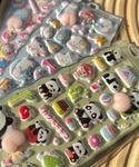 ステッカー 3Dぷくぷくアニマルシール/立体デ...の詳細画像2
