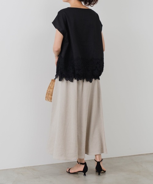 「BEARDSLEY」 ロングスカート M ベージュ レディースの画像