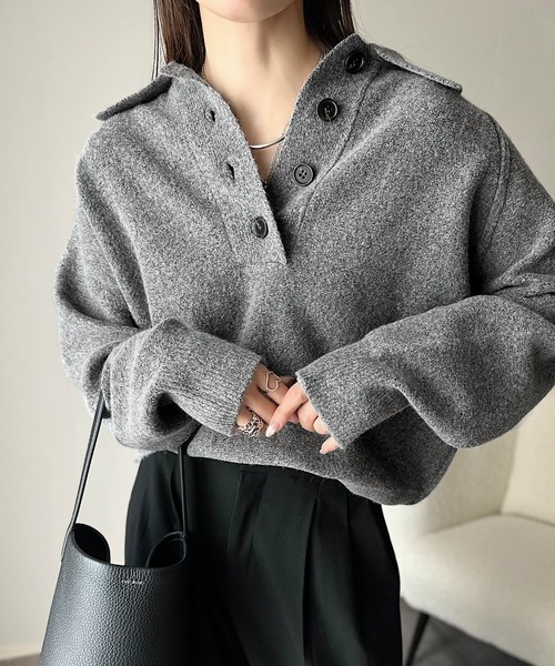 「classicalelf」 長袖ニット X-LARGE ベージュ レディース_画像8