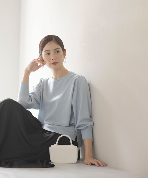 「組曲」 セットアップ 6 ブルー レディース_画像8
