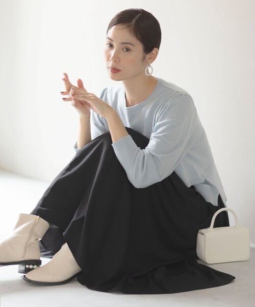 「組曲」 セットアップ 6 ブルー レディース_画像9
