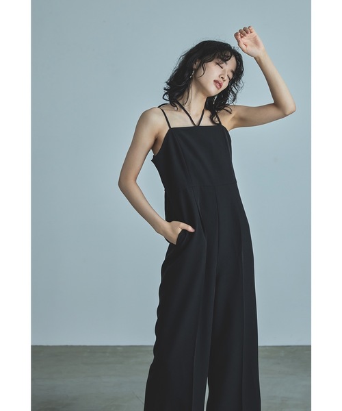 「niana」 オールインワン M ブラック レディースの画像