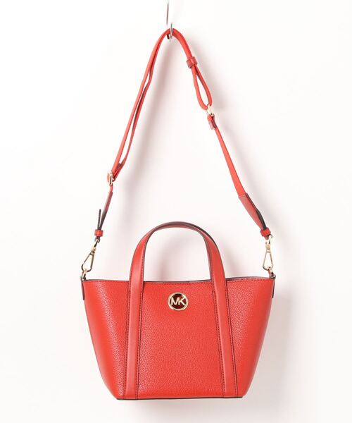 「MICHAEL KORS」 ハンドバッグ FREE オレンジ レディースの画像