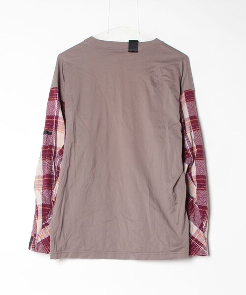 「N.HOOLYWOOD COMPILE」 長袖Tシャツ 36 グレー メンズ_画像2