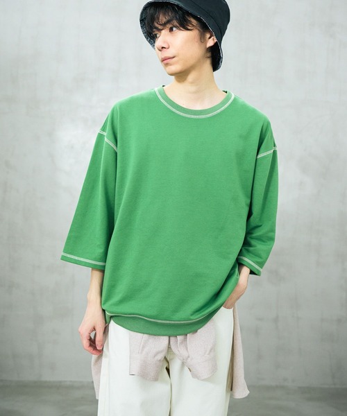 LAKOLE（ラコレ） tシャツ ステッチミニ裏毛クロップドT / 659505