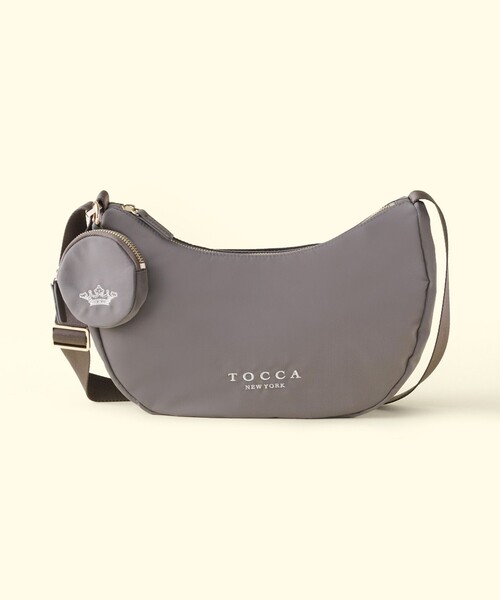 TOCCA ショルダーバッグ　ハンドバッグ　2WAY ナイロン　三日月　ブラック TOCCA（トッカ） ショルダーバッグ バッグ MEMORY OF MOON POCHETTE