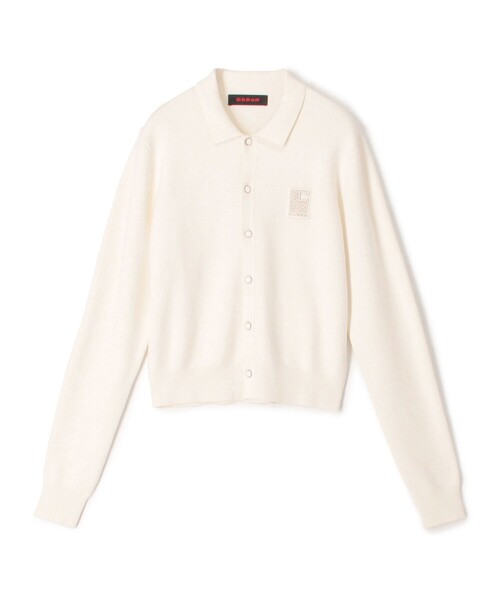 caban カーディガン　ホワイト CABaN カーディガン ドット CABAN カーディガン トゥモローランド