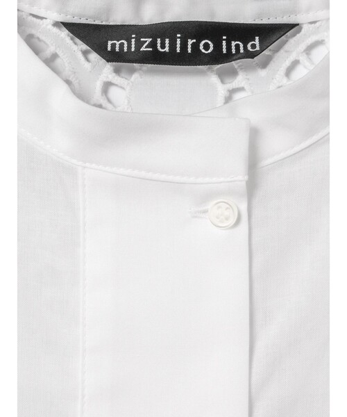 mizuiroind（ミズイロインド） ワンピース レースショルダーロング