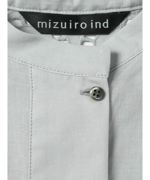 mizuiroind（ミズイロインド） ワンピース レースショルダーロング