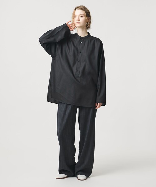 LOEFF（ロエフ） ブラウス シャツ 「LOEFF」ポリエステルボイル