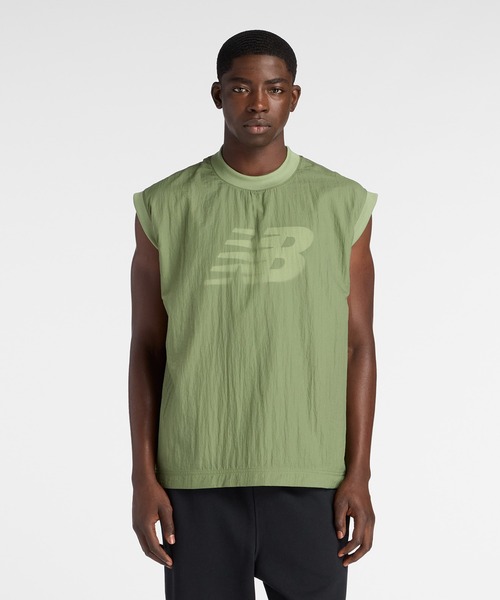 New Balance（ニューバランス） tシャツ NB GREY 2レイヤースリーブ