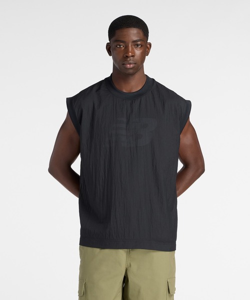 New Balance（ニューバランス） tシャツ NB GREY 2レイヤースリーブ