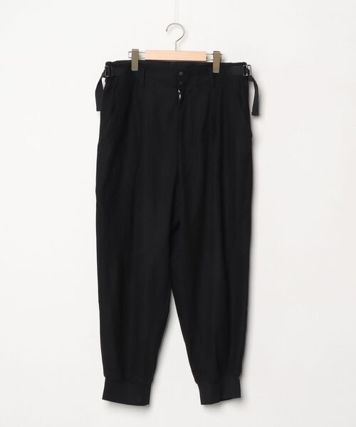 Y-3 ブラック サルエルパンツ M Y-3 「Y-3」 パンツ MEDIUM ブラック メンズ : ZOZOTOWN Yahoo!店