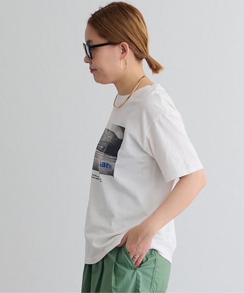 「PUAL CE CIN」 半袖Tシャツ FREE チャコールグレー レディース_画像2