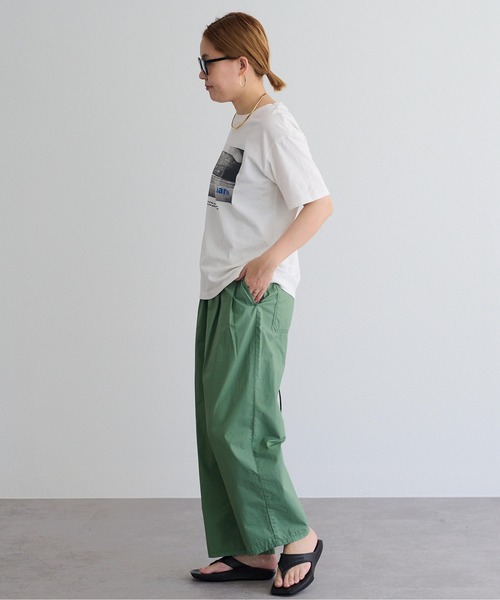 「PUAL CE CIN」 半袖Tシャツ FREE チャコールグレー レディース_画像3