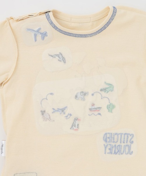 KP BOY（ケーピーボーイ） tシャツ 世界地図モチーフ Tシャツ キッズ