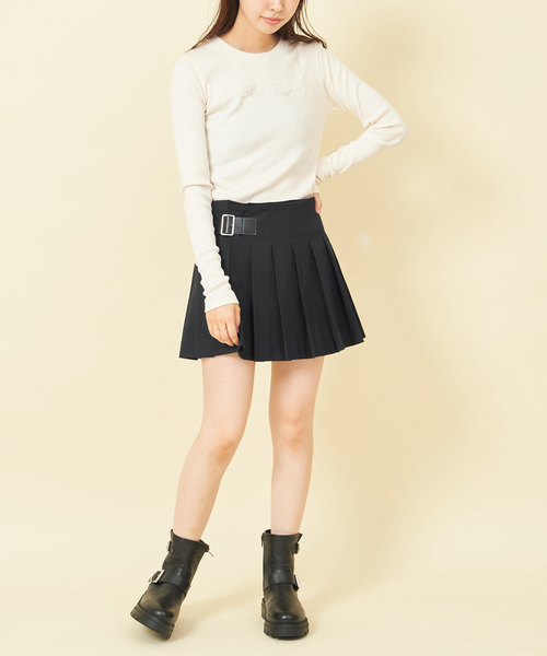 「U by SPICK&SPAN」 ミニスカート 38 ライトグレー レディース_画像5