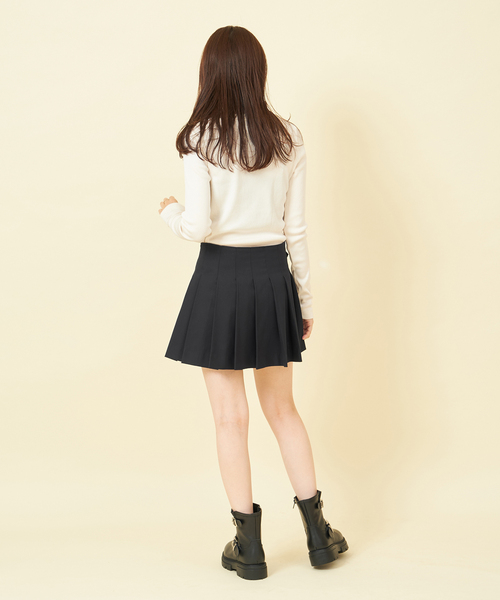 「U by SPICK&SPAN」 ミニスカート 38 ライトグレー レディース_画像6