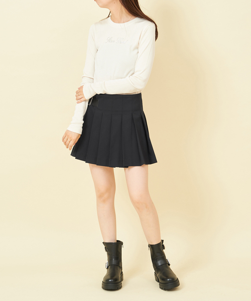 「U by SPICK&SPAN」 ミニスカート 38 ライトグレー レディース_画像9