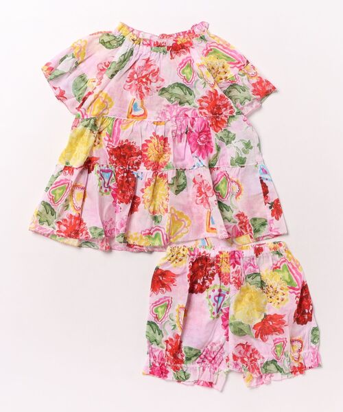 チュニック 「ベビー」80ローンオリジナルダリアハートプリントチュニックパンツセット キッズ 子供服 女の子 | HAKKA BABY | 07