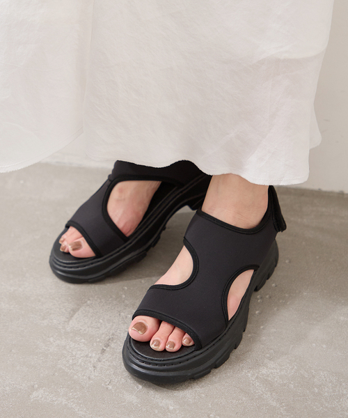 サンダル 「MOHI / モヒ」ストラップサンダル レディースの画像