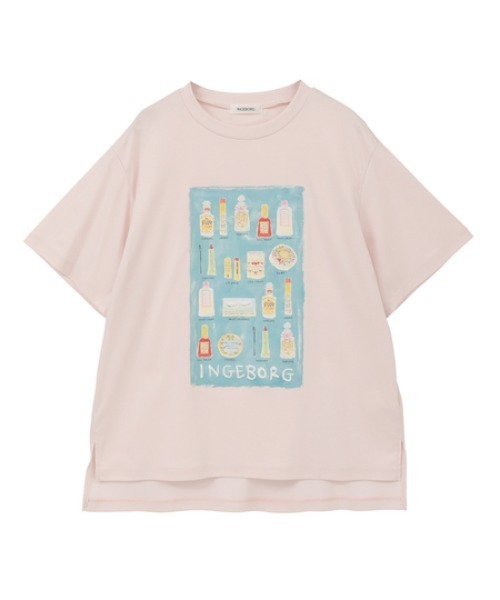 INGEBORG（インゲボルグ） tシャツ コスメティックワンポイントpt