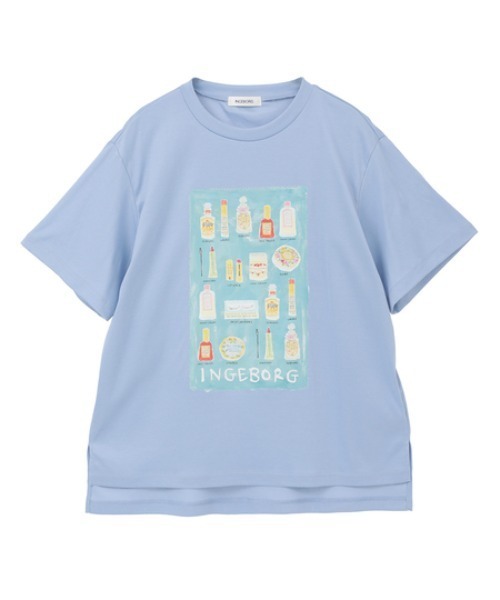 INGEBORG（インゲボルグ） tシャツ コスメティックワンポイントpt