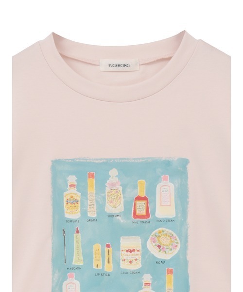 INGEBORG（インゲボルグ） tシャツ コスメティックワンポイントpt