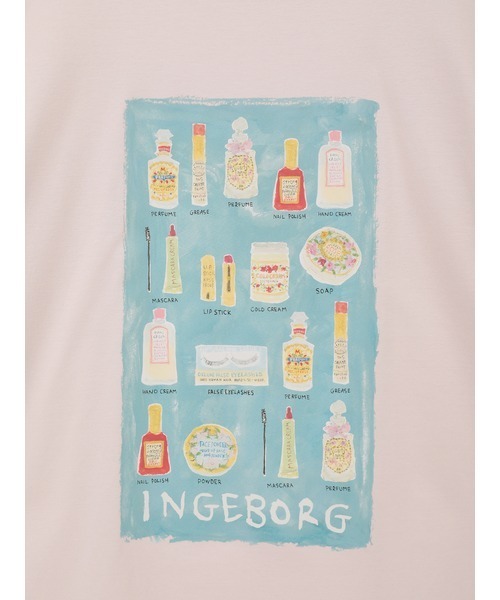 INGEBORG（インゲボルグ） tシャツ コスメティックワンポイントpt