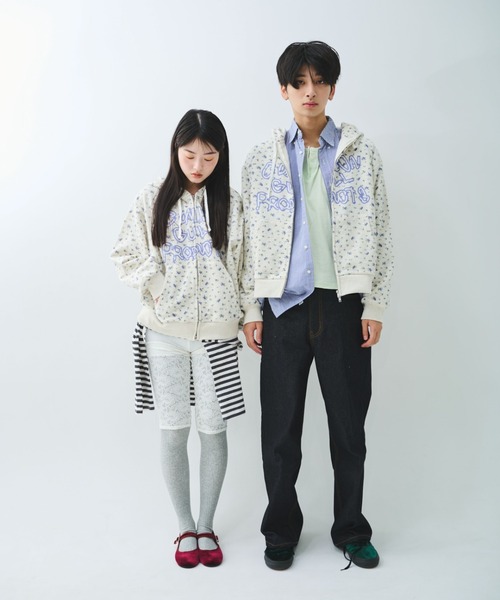 common gull products. ジップアップパーカー SMALL ライトブルー 
