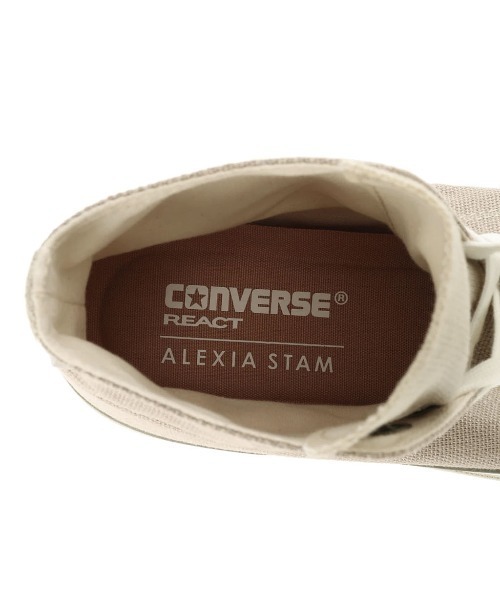 「CONVERSE」 ハイカットスニーカー「ALEXIA STAMコラボ」 27.0cm ナチュラル レディース_画像6