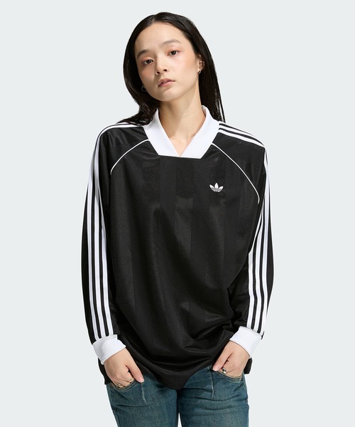 adidas（アディダス） adidas tシャツ スリーストライプス ジャカード