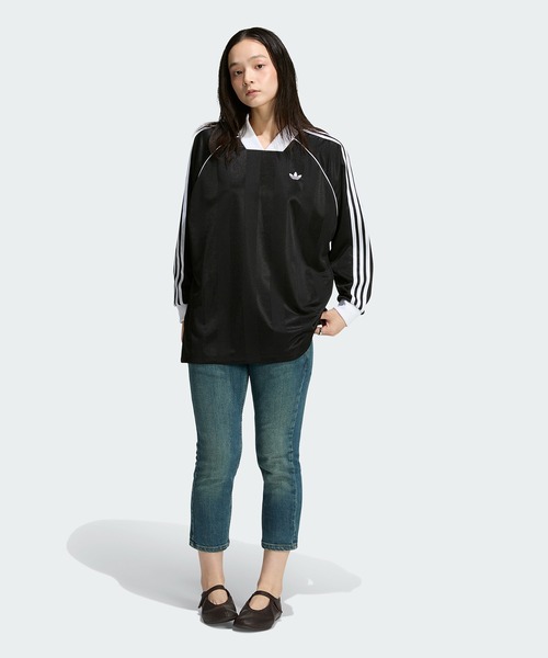 adidas（アディダス） adidas tシャツ スリーストライプス ジャカード