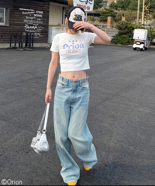 「SPIRALGIRL」 半袖Tシャツ FREE ホワイト レディース_画像3