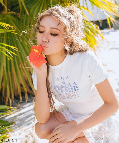 「SPIRALGIRL」 半袖Tシャツ FREE ホワイト レディース_画像9