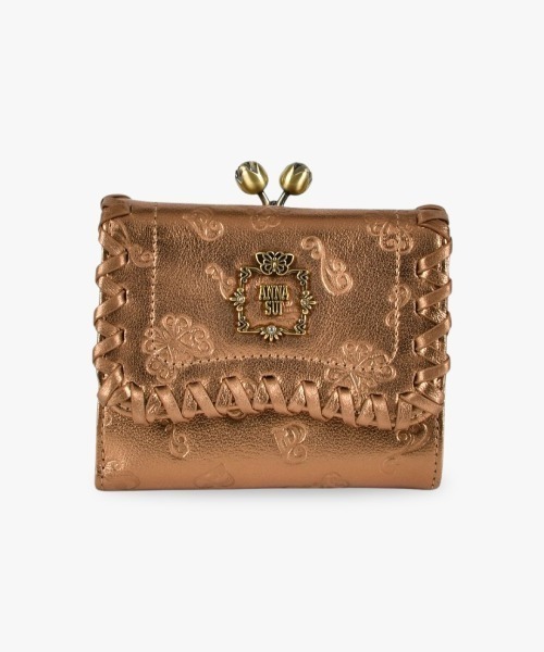 ANNA SUI（アナスイ） 二つ折り 二つ折り財布 財布 リンダ 口金二