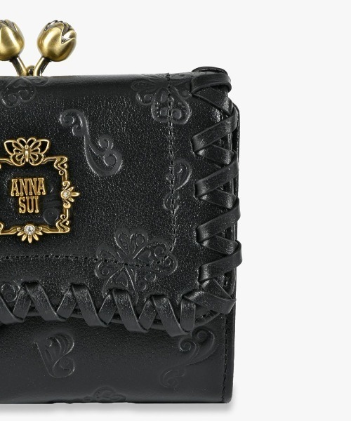 ANNA SUI（アナスイ） 二つ折り 二つ折り財布 財布 リンダ 口金二