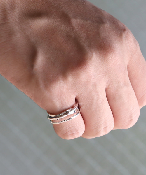 YArKA 指輪 リング 「YArKA/ヤーカ」silver925 asymmetry wave ring