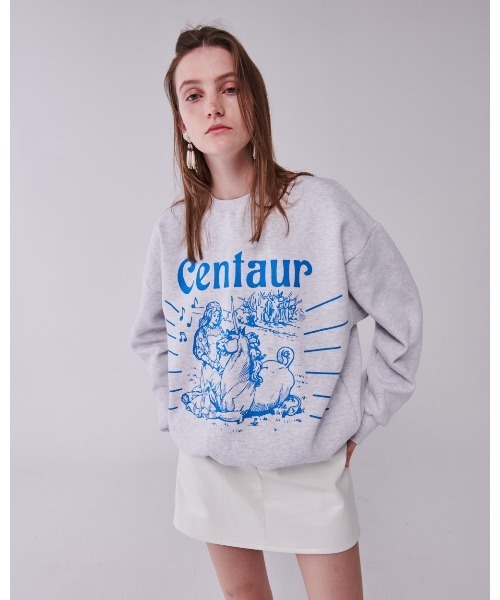 トレーナー スウェット A'GEM/9 × .kom「THE CENTAUR/ザセントール」CENTAUR STORY SWEATSHIRT/セントー A'GEM/9 × .kom『THE CENTAUR/ザセントール』CENTAUR STORY