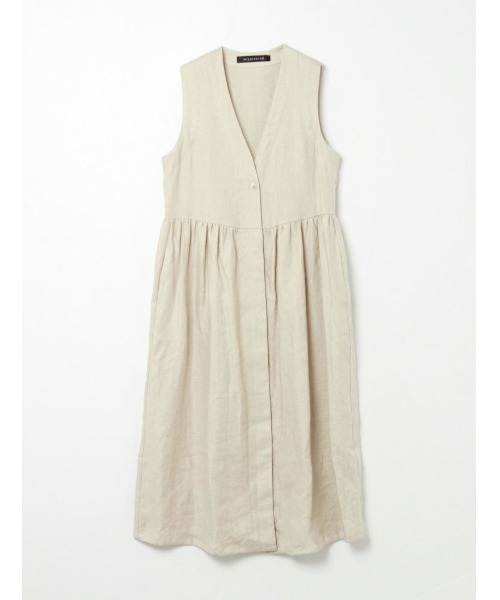 ワンピース mizuiro ind Vネックジレワンピース mizuiro ind