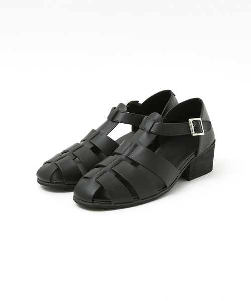 極美品✨ ABAHOUSE ネオレザーグルカサンダル 26 レザー 黒