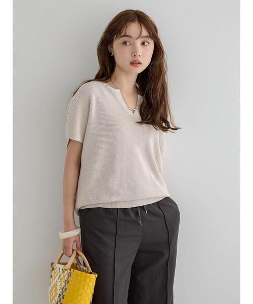 AMERICAN HOLIC ニット セーター フレンチスリーブカフタン