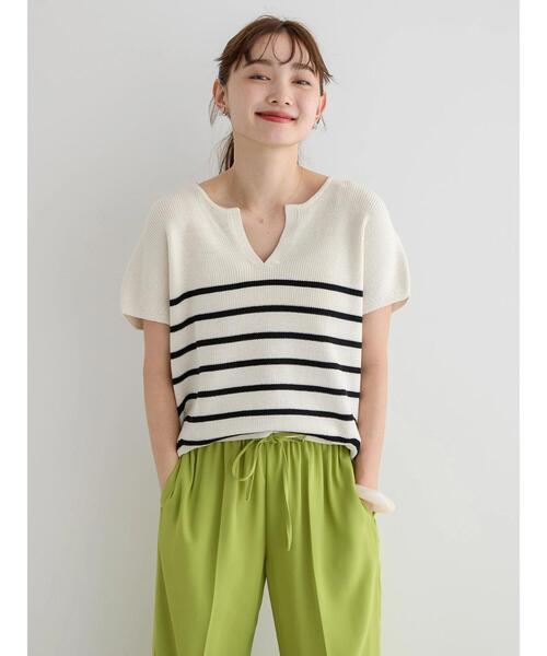 AMERICAN HOLIC ニット セーター フレンチスリーブカフタン