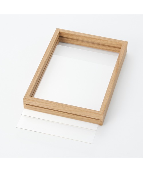 無印良品（MUJI） 写真立て 木製フレーム・A5サイズ用 有効表示寸法