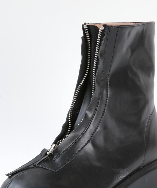 titivate（ティティベイト） ブーツ フロントジップショートブーツ