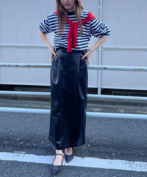 ROUGE VIF サテンスカート Rouge vif スカート サテンタックスカート : ZOZOTOWN Yahoo!店