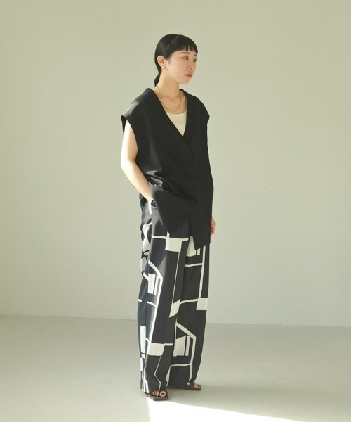 TODAYFUL」 ベスト 36inch ブラック WOMEN（TODAYFUL（トゥデイ